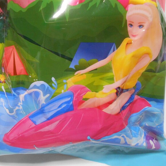 NEW Fashion Fun Jet Ski & Water Vest for All Barbie style Dolls 10" - Picture 7 of 9